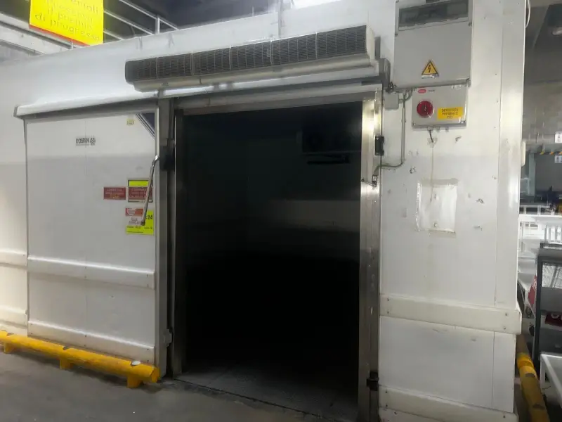 Temperature-controlled storage room at the Global Master facility