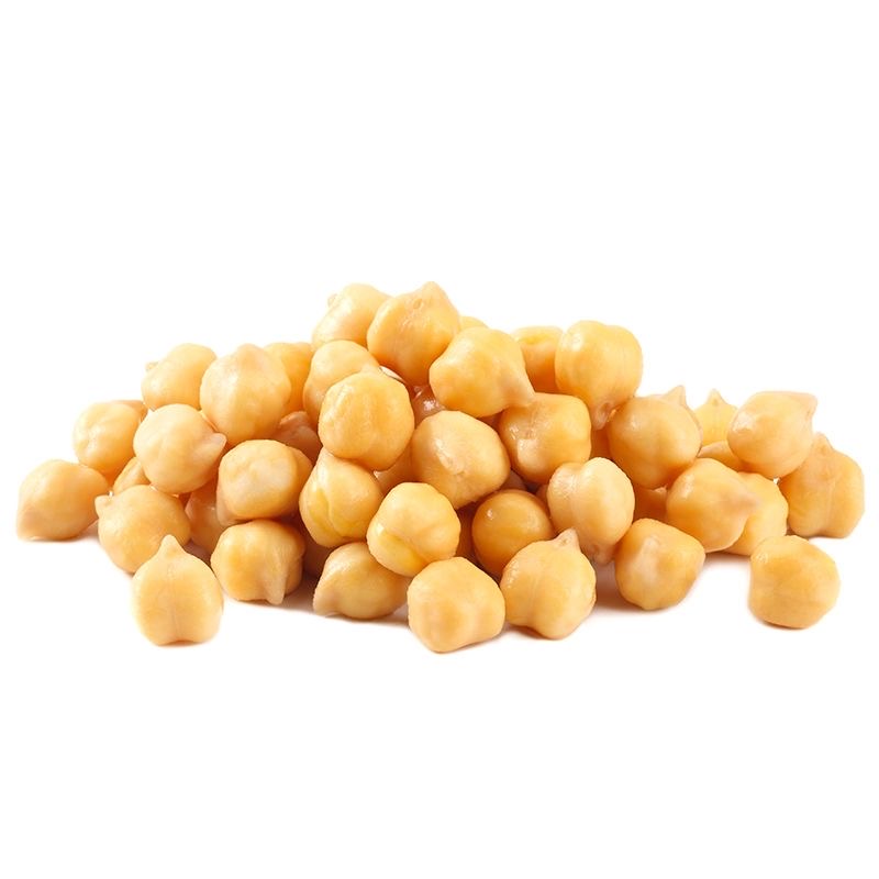 Close-up of Egyptian chickpeas (garbanzo beans)